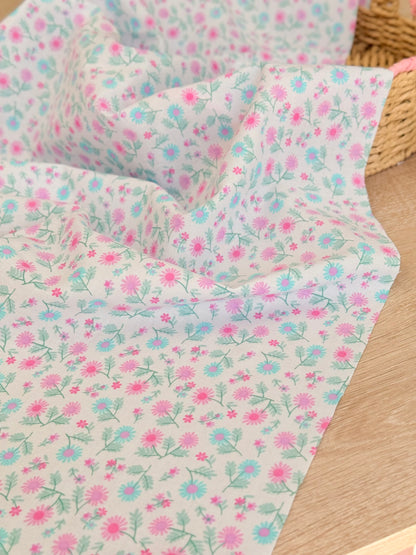 Printed Cotton Pastel Meadow
