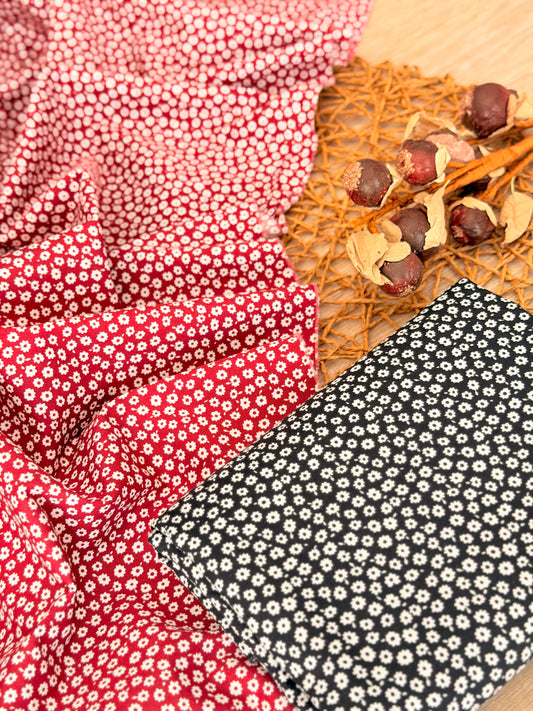Printed Cotton Daisy Dots