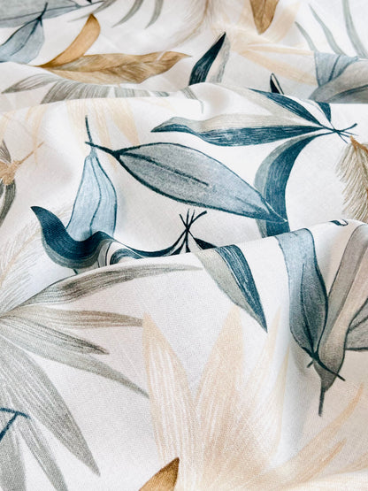 Printed Linen Eucalyptus