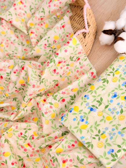 Cotton Twill Citrus Garden