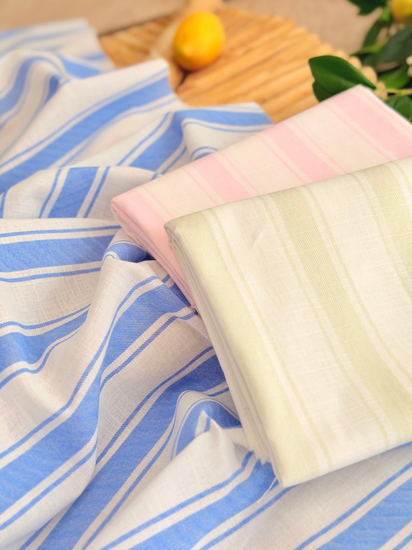 Printed Linen Stripes 20