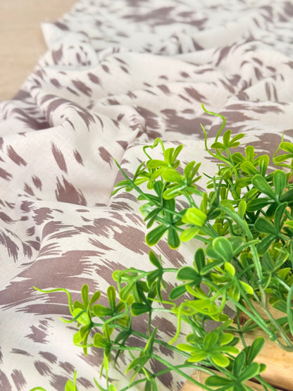Printed Linen Brushstroke