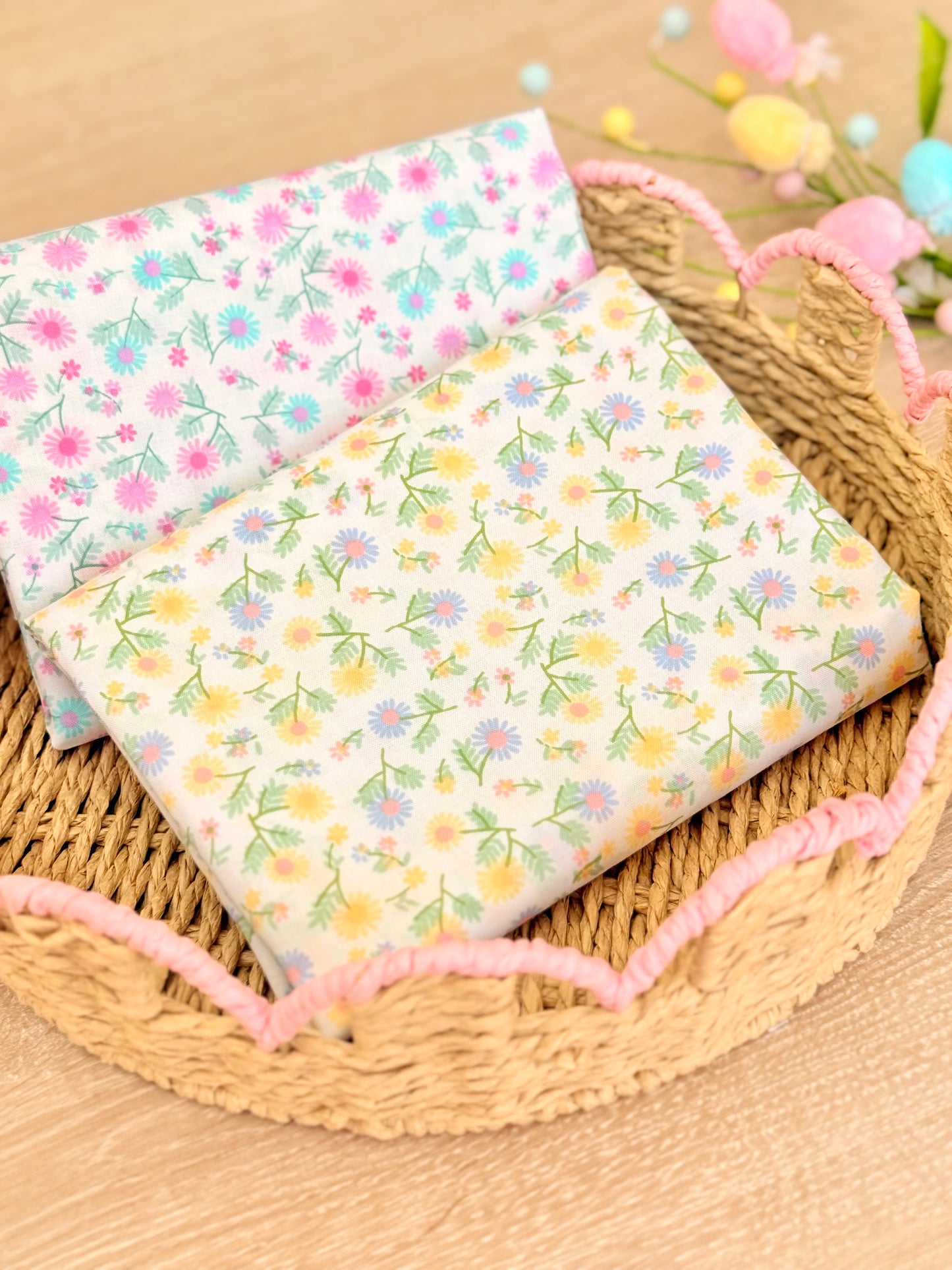 Printed Cotton Pastel Meadow