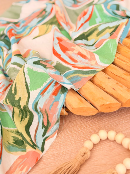 Printed Linen Jungle Breeze
