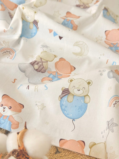 Cotton Twill Dreamy Bears