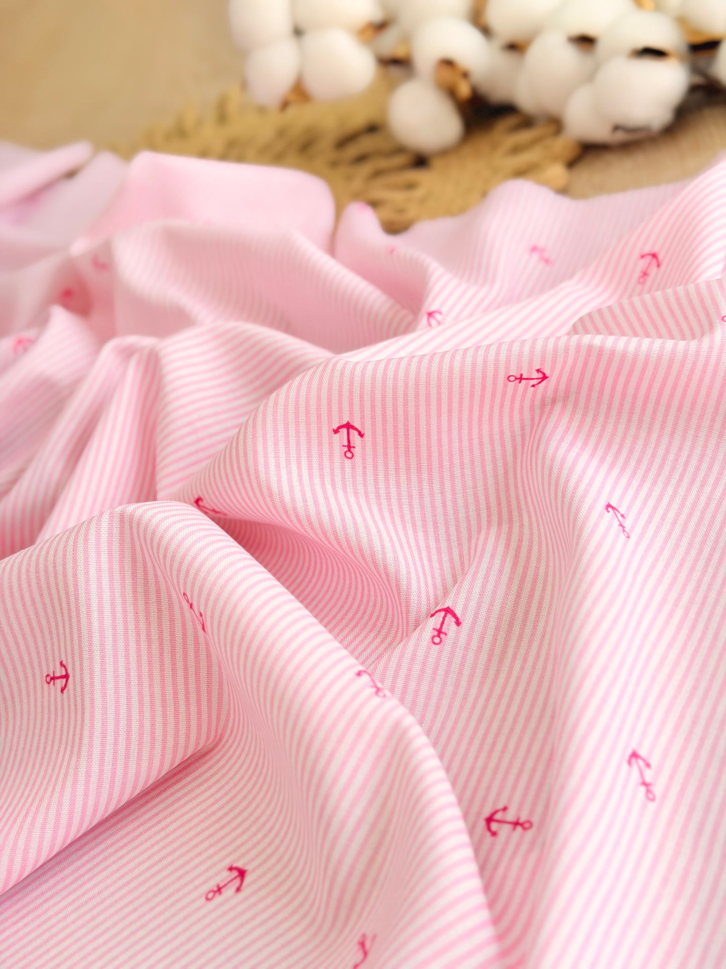 Printed Cotton Pink Harbor