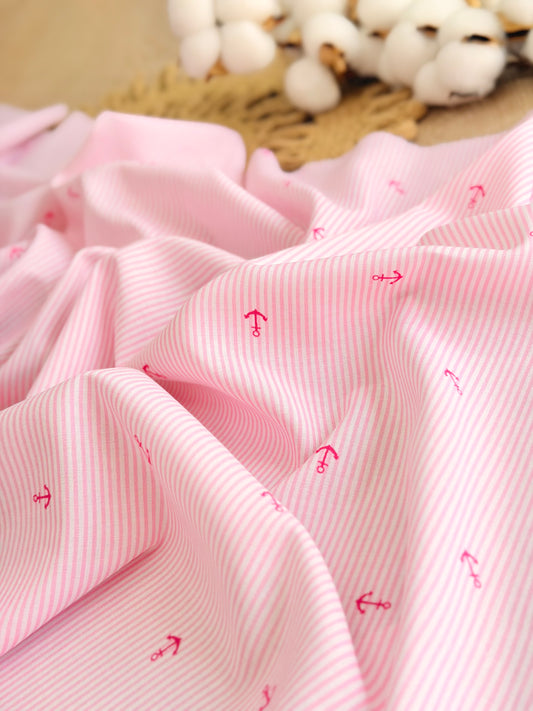 Printed Cotton Pink Harbor