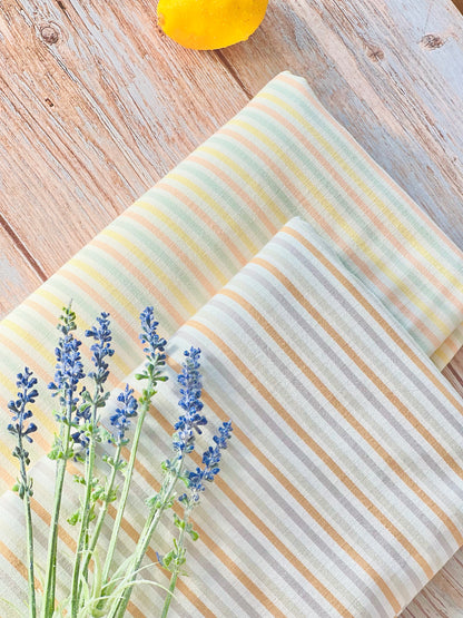 Printed Linen Soft Stripes