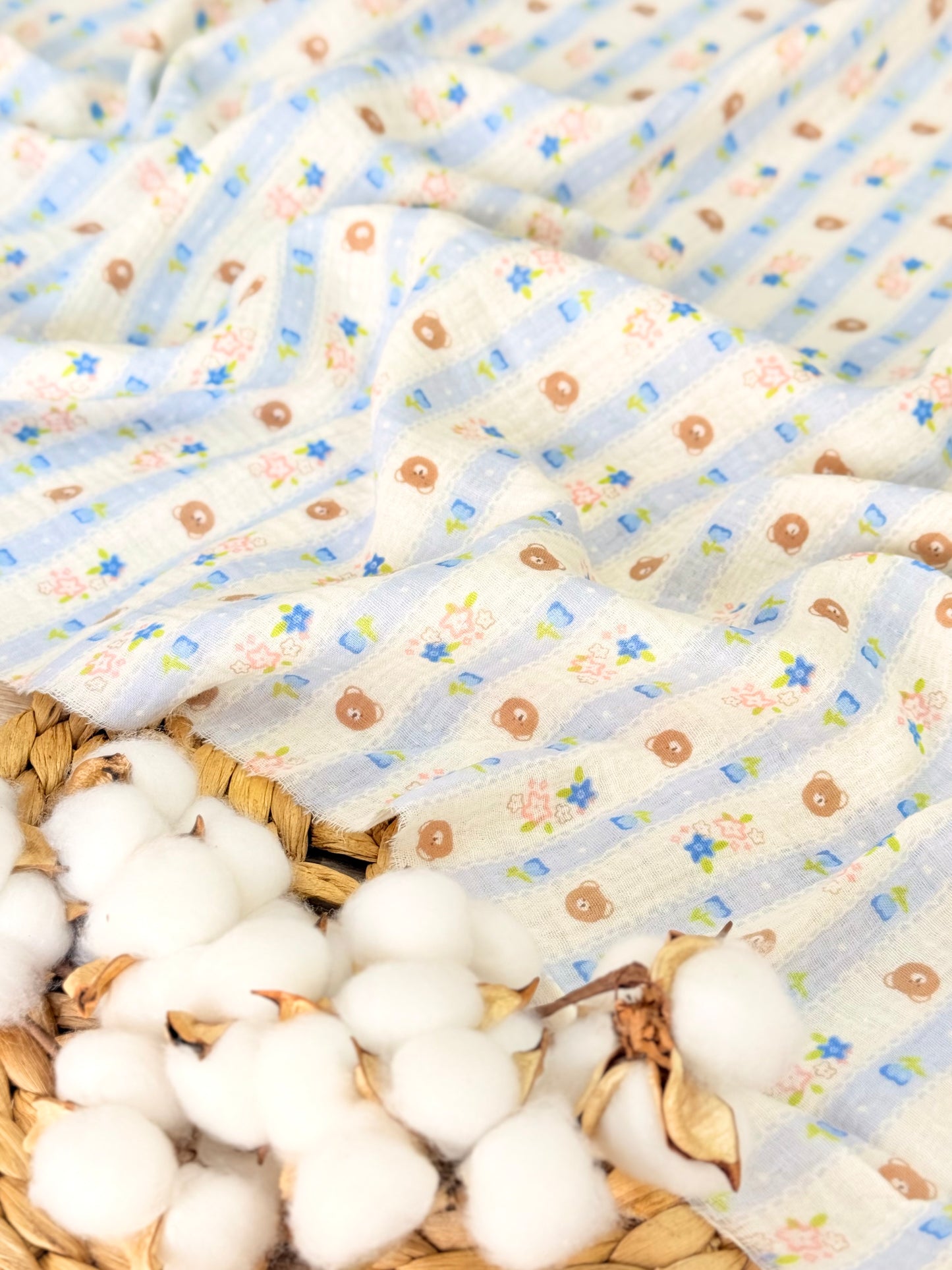 Muselina Blueberry Bears