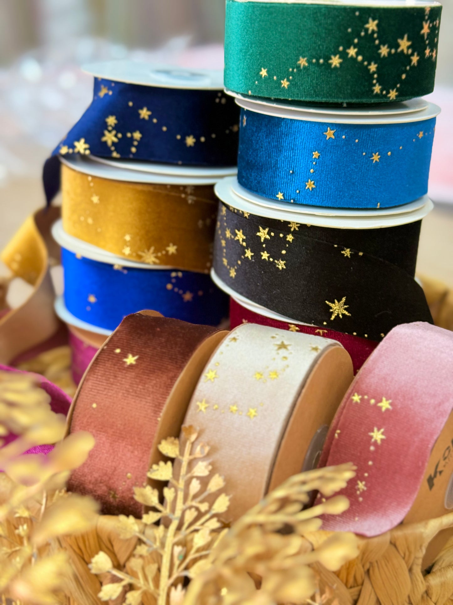 Listón Velvet Constellations