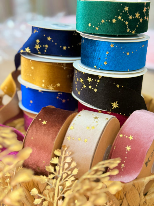 Listón Velvet Constellations