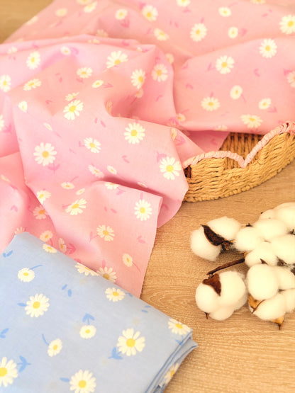Puff Printed Cotton Daisy Blush
