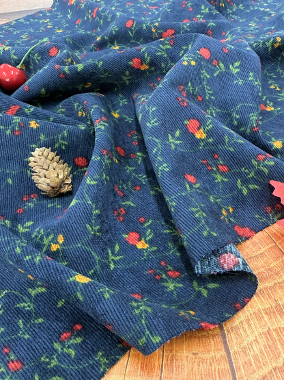 Printed Corduroy Flower 21