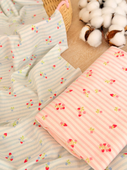 Interlock Strawberry Stripes
