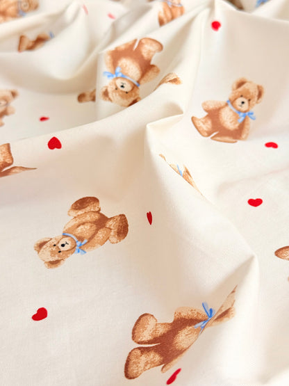 Cotton Twill Teddy Hugs