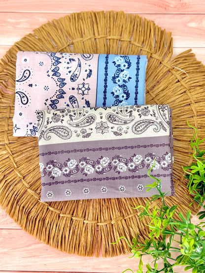 Printed Linen Bandana Bloom