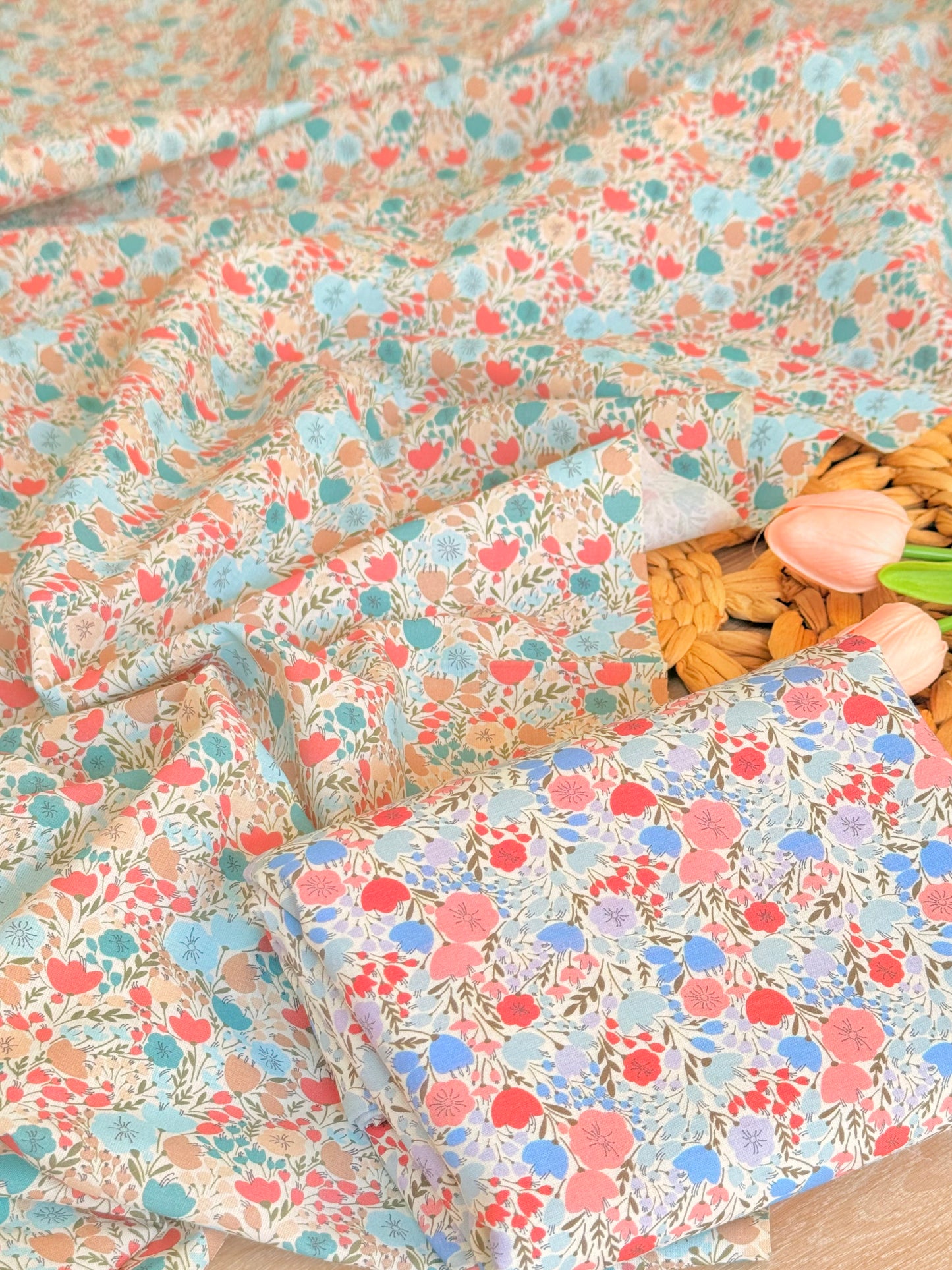 Printed Linen Spring Tapestry