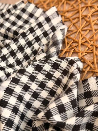 Paño de Lana Classic Gingham Noir