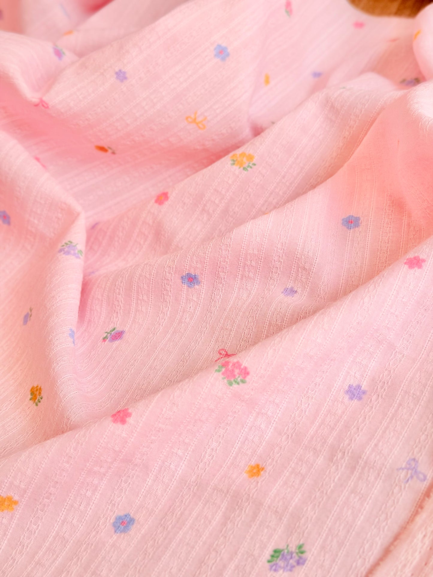Embroidered Cotton Blossom Kiss
