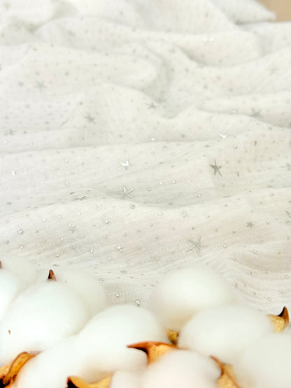 Muselina Silver Stardust