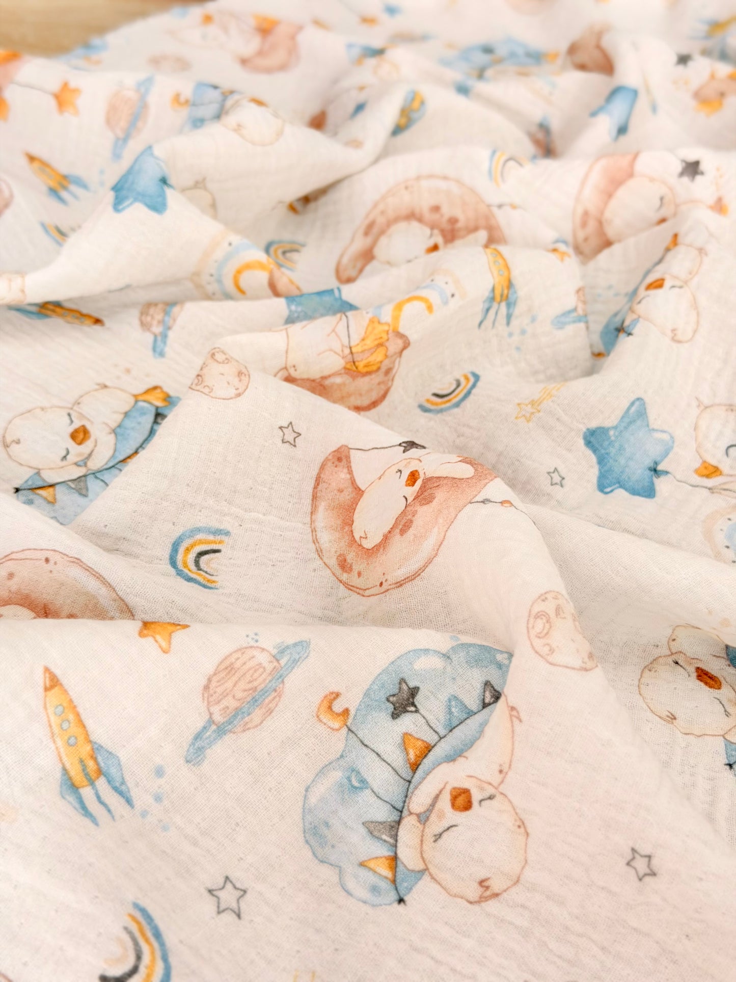 Muselina Dreamy Ducks