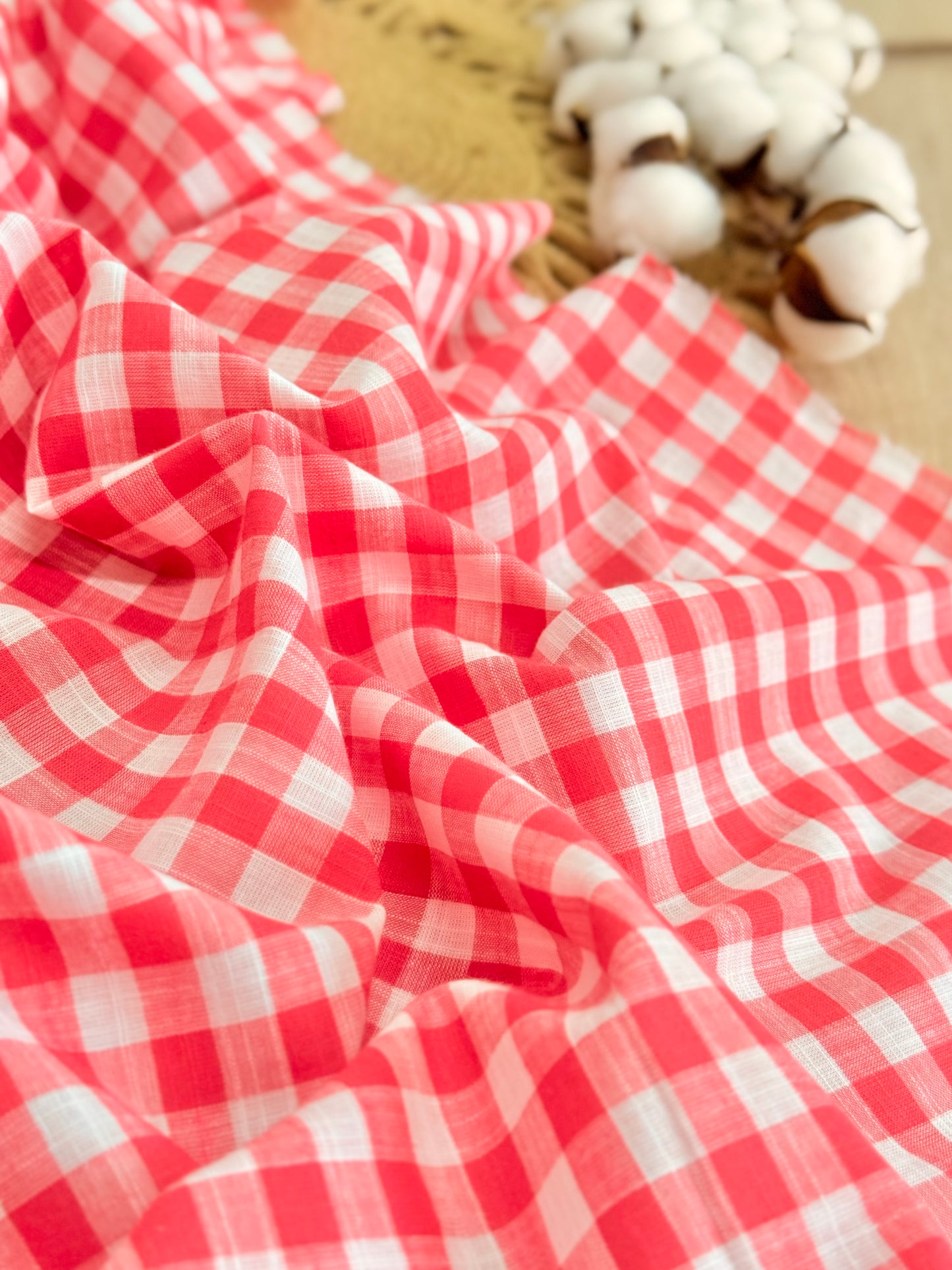 Printed Cotton Checks 24