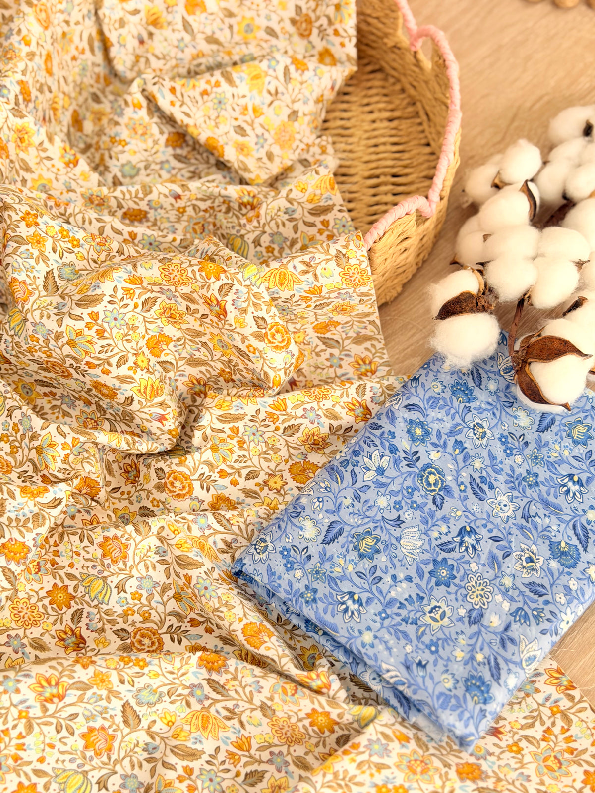 Cotton Twill Autumn Bloom