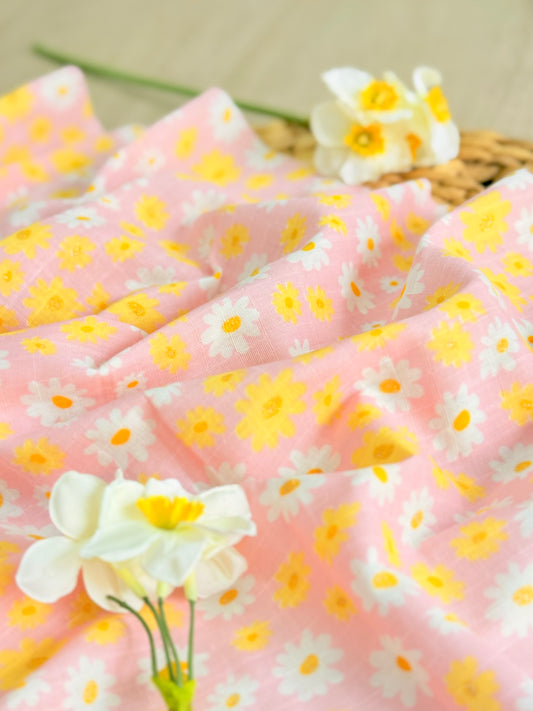 Muselina Sunny Daisies