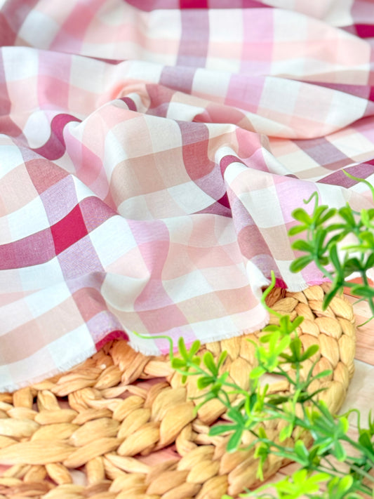 Printed Cotton Checks 08