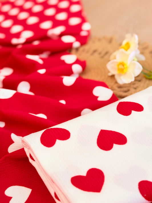 Printed Rib Sweet Valentine