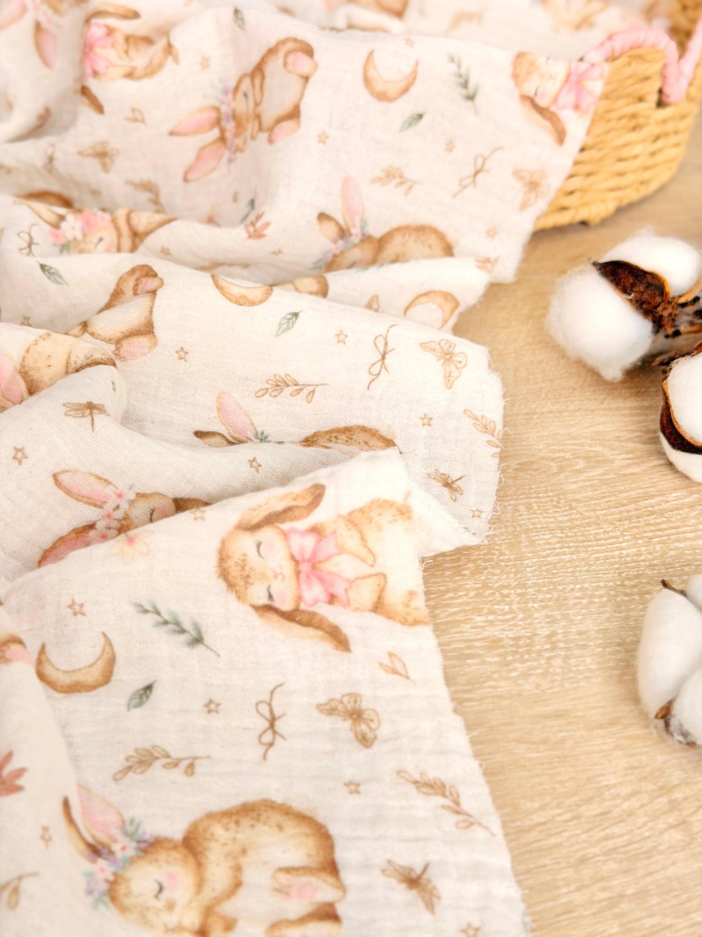 Muselina Bunny Dreams