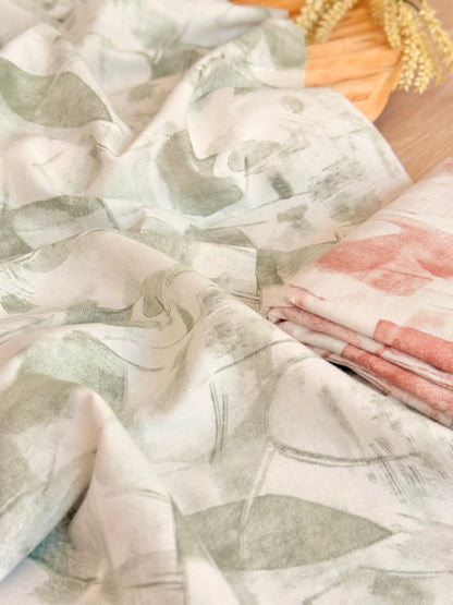 Printed Linen Slub Painter’s Canvas