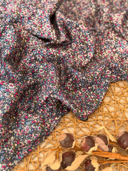 Printed Cotton Midnight Meadow