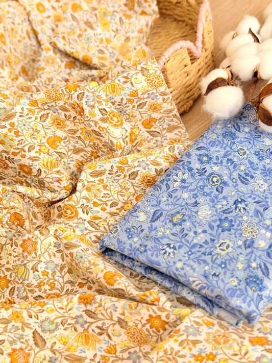 Cotton Twill Autumn Bloom
