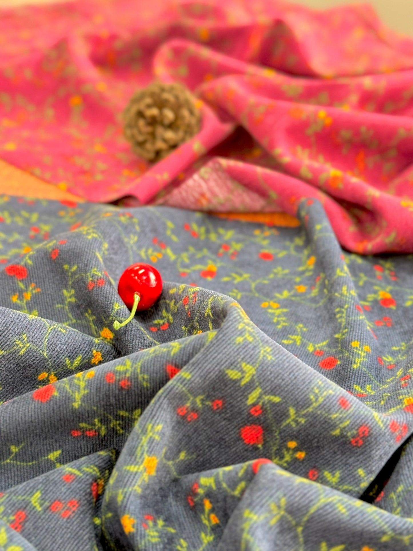 Printed Corduroy Flower 21
