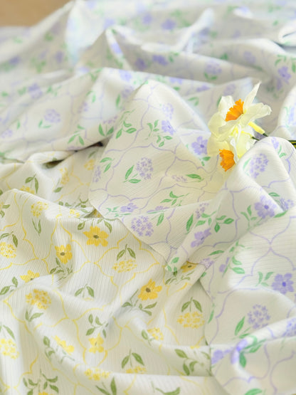 Printed Rib Morning Bloom