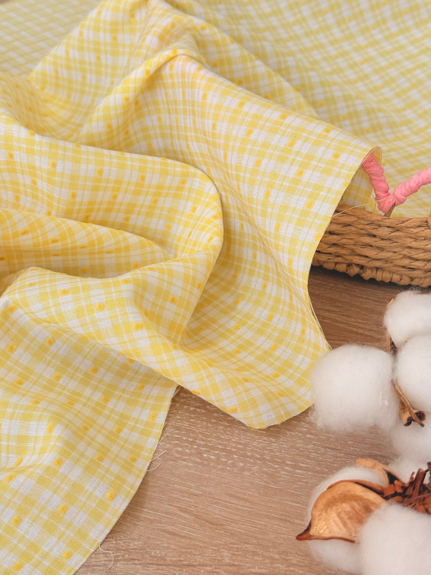 Plumeti Cotton Vichy | Algodón Plumeti