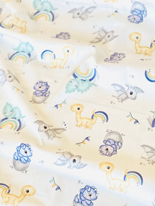 Cotton Twill Baby Dinosaur