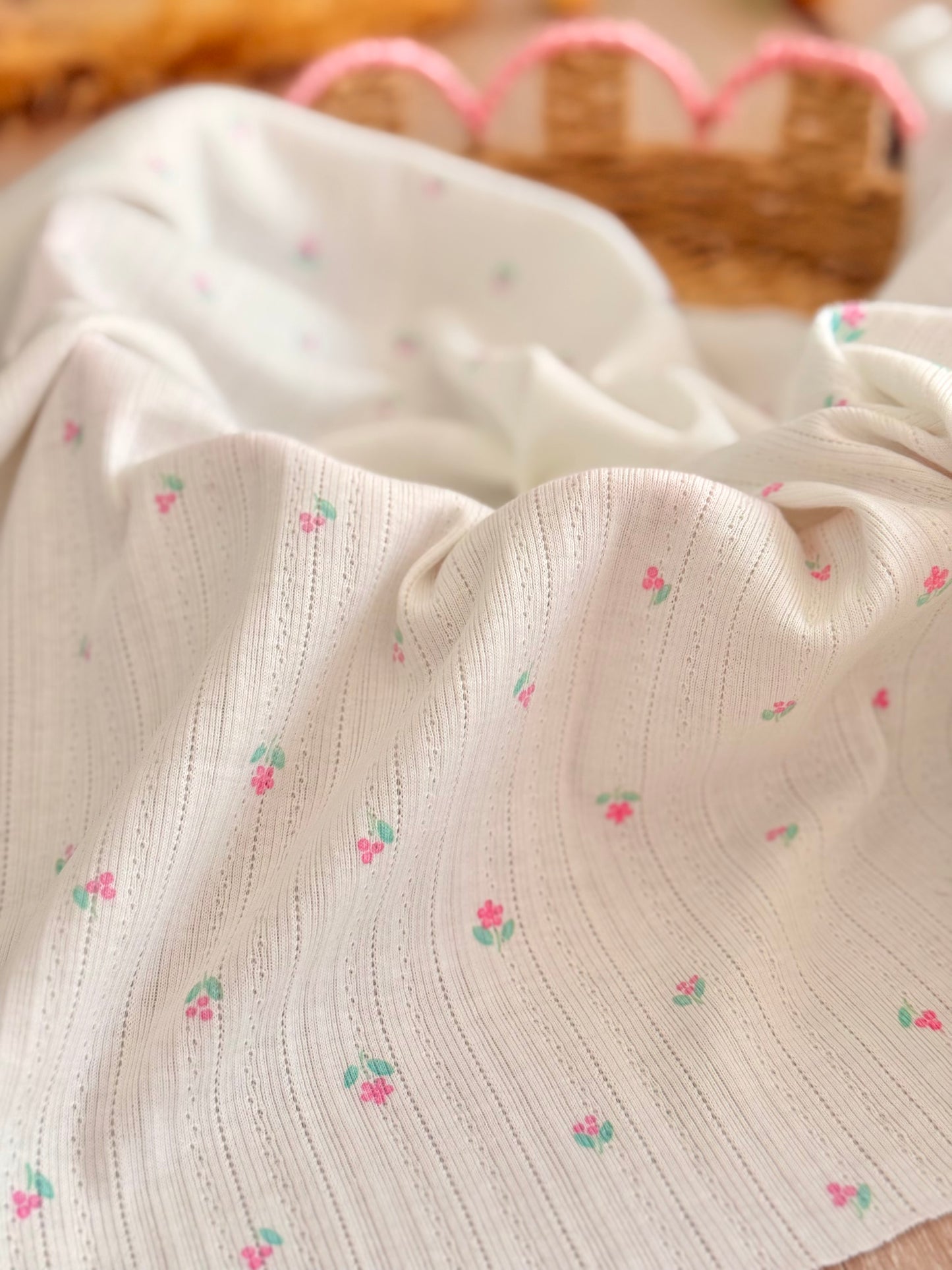 Printed Cotton Jersey Petite Bloom