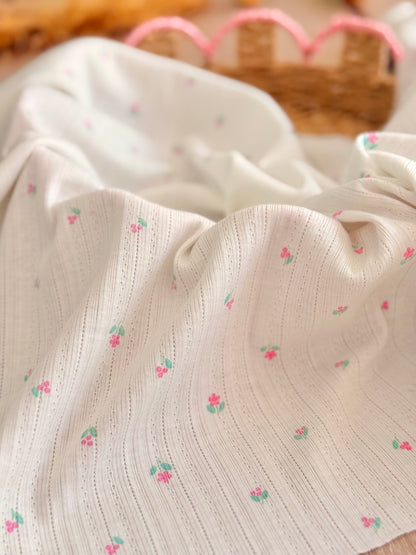Printed Cotton Jersey Petite Bloom