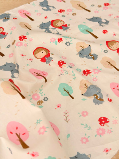 Cotton Twill Little Red Hood
