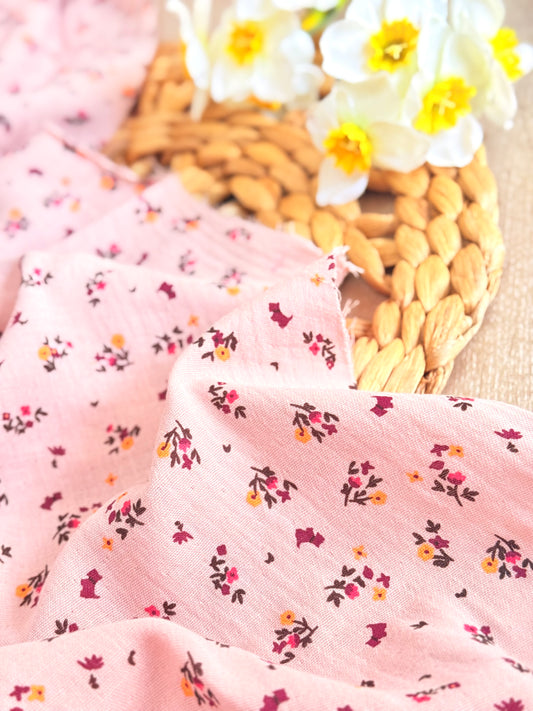 Muselina Rosy Ditsy