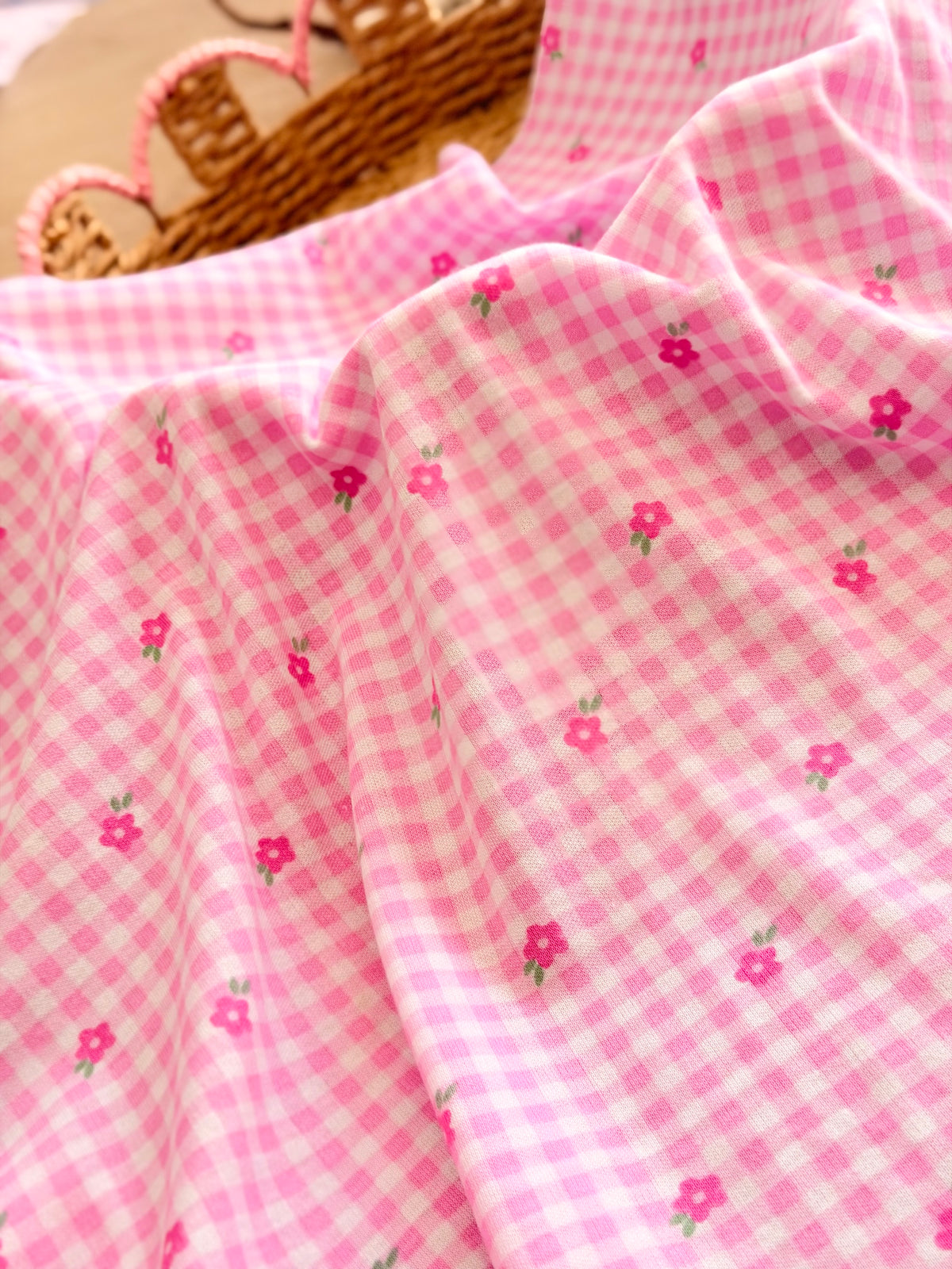 Interlock Gingham Bloom