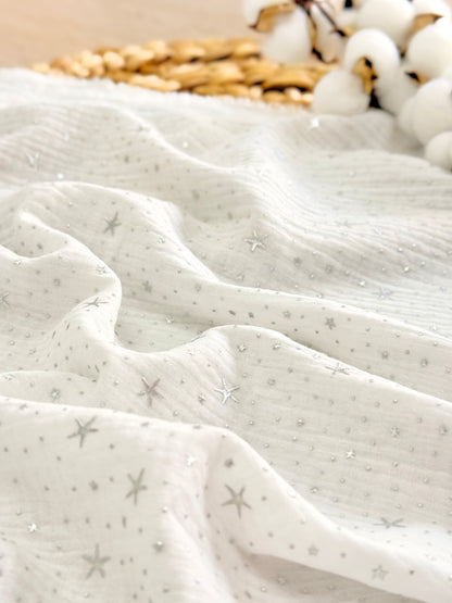 Muselina Silver Stardust