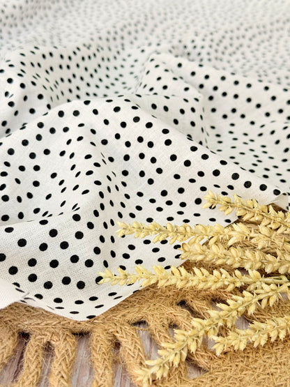 Printed Linen Polka Atelier
