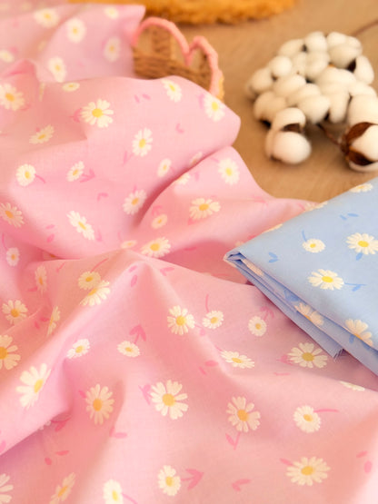 Puff Printed Cotton Daisy Blush