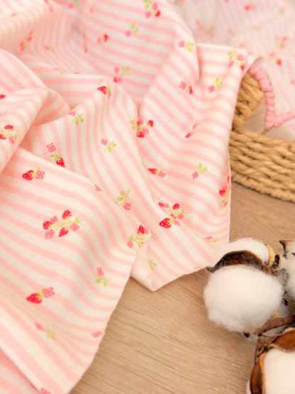 Interlock Strawberry Stripes