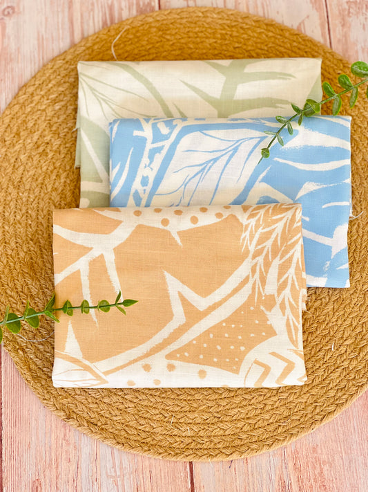 Printed Linen Island Botanics