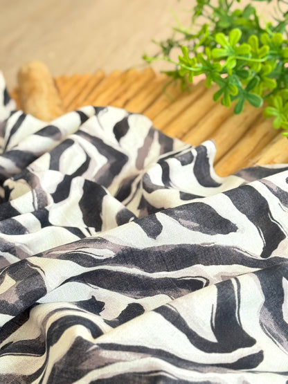 Printed Linen Savanna Flow