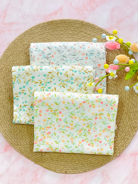 Printed Rib Serenity Bloom